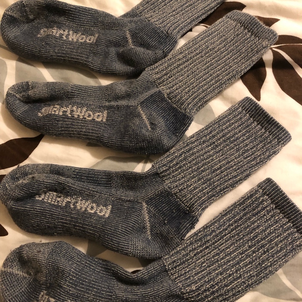 Smartwool Men's Gray merino wool Socks